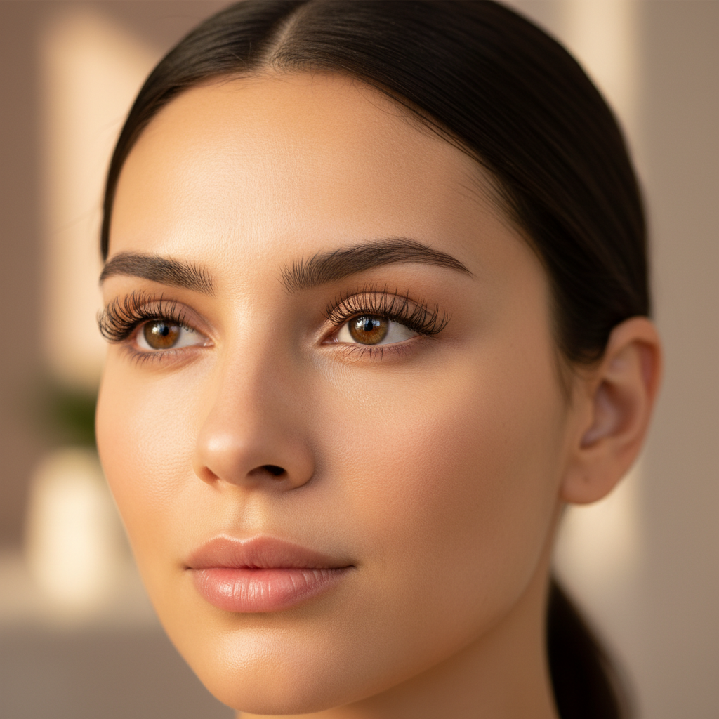 Korean Glueless Lash Lift After Rhinoplasty Buena Park