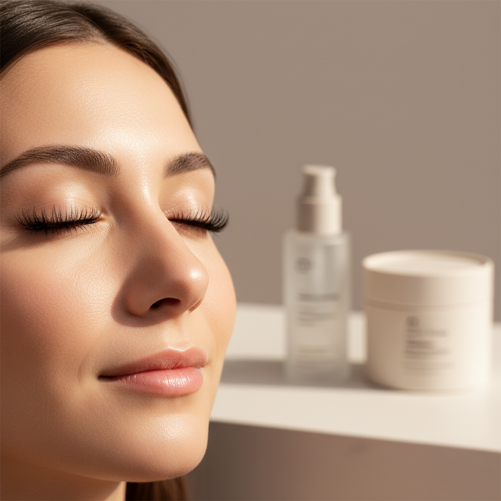 Korean Glueless Lash Lift for Dry, Flaky Scalp