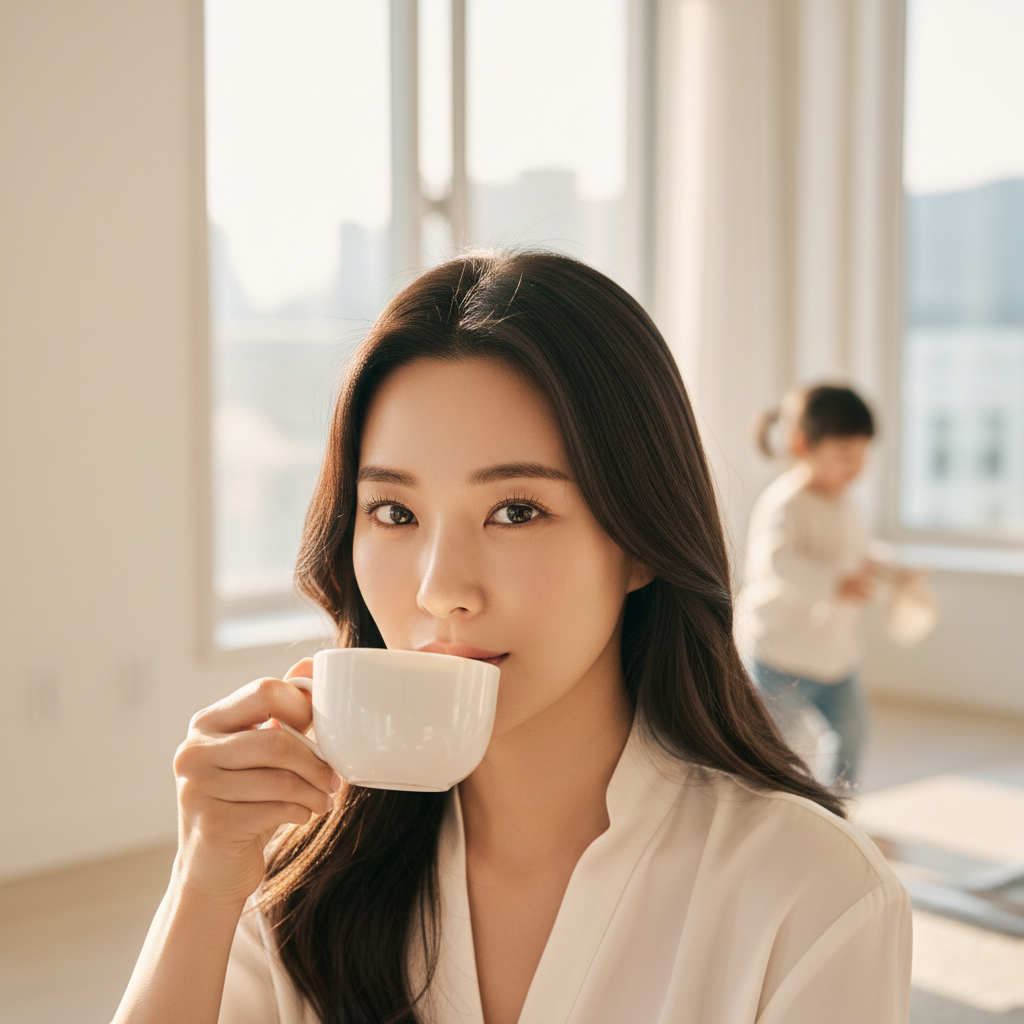 Korean Mom Beauty Routine: 5-Minute Lash Lift Look