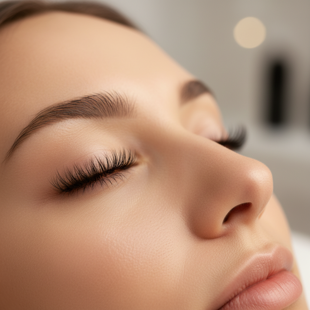 Korean Glueless Lash Lifts for Eczema & Rosacea