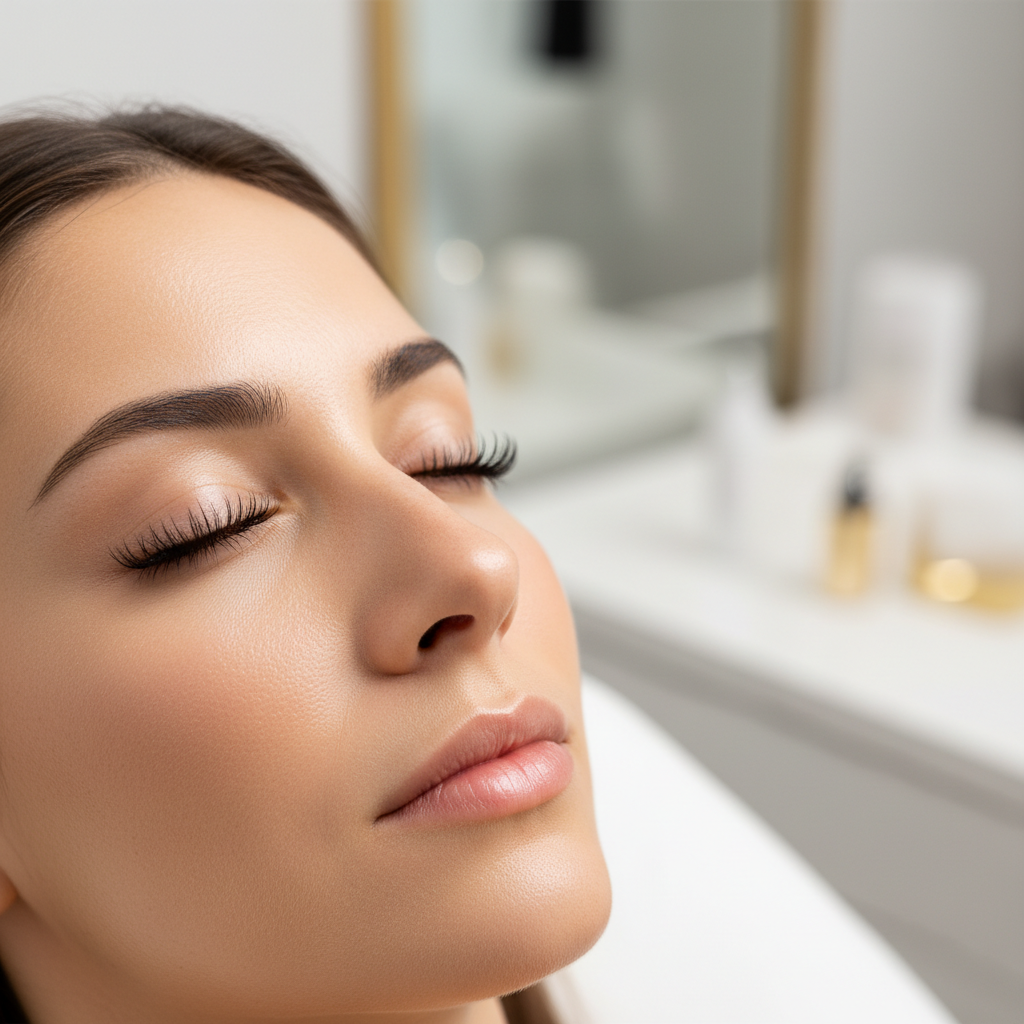 Korean Glueless Lash Lift for Dry Eyes in LA & OC