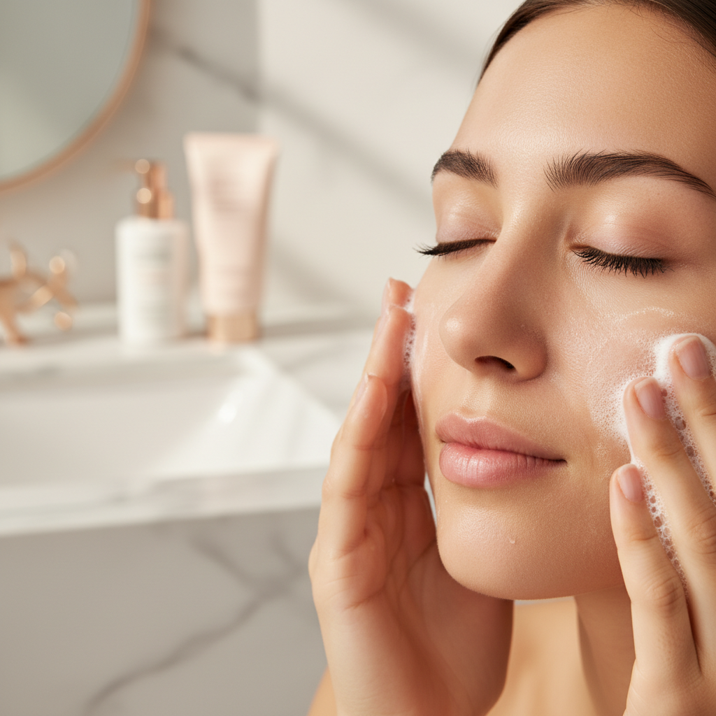 Glueless Lash Lift for Korean Double Cleansing Guide