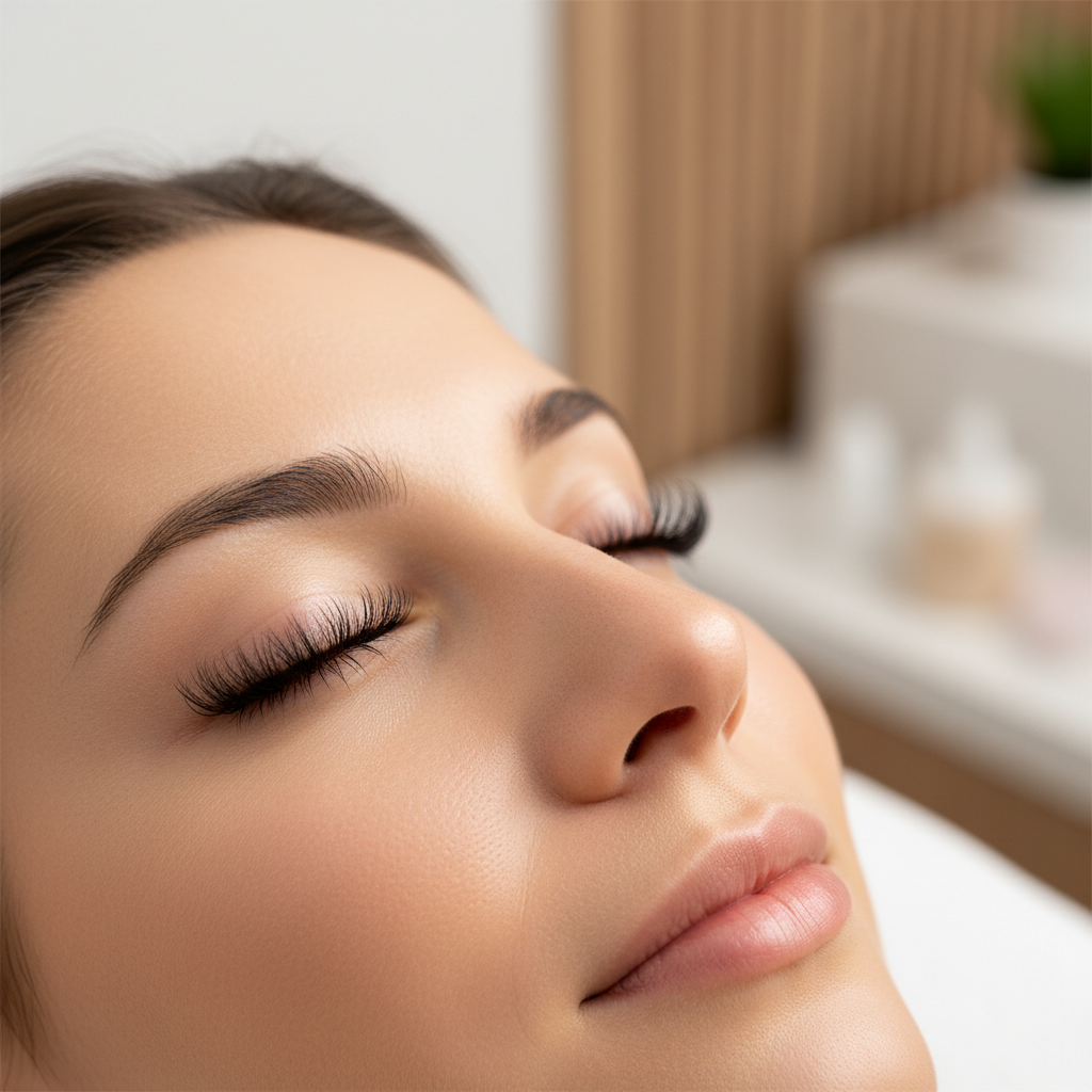 Korean Glueless Lash Lift After Facial Redness Guide